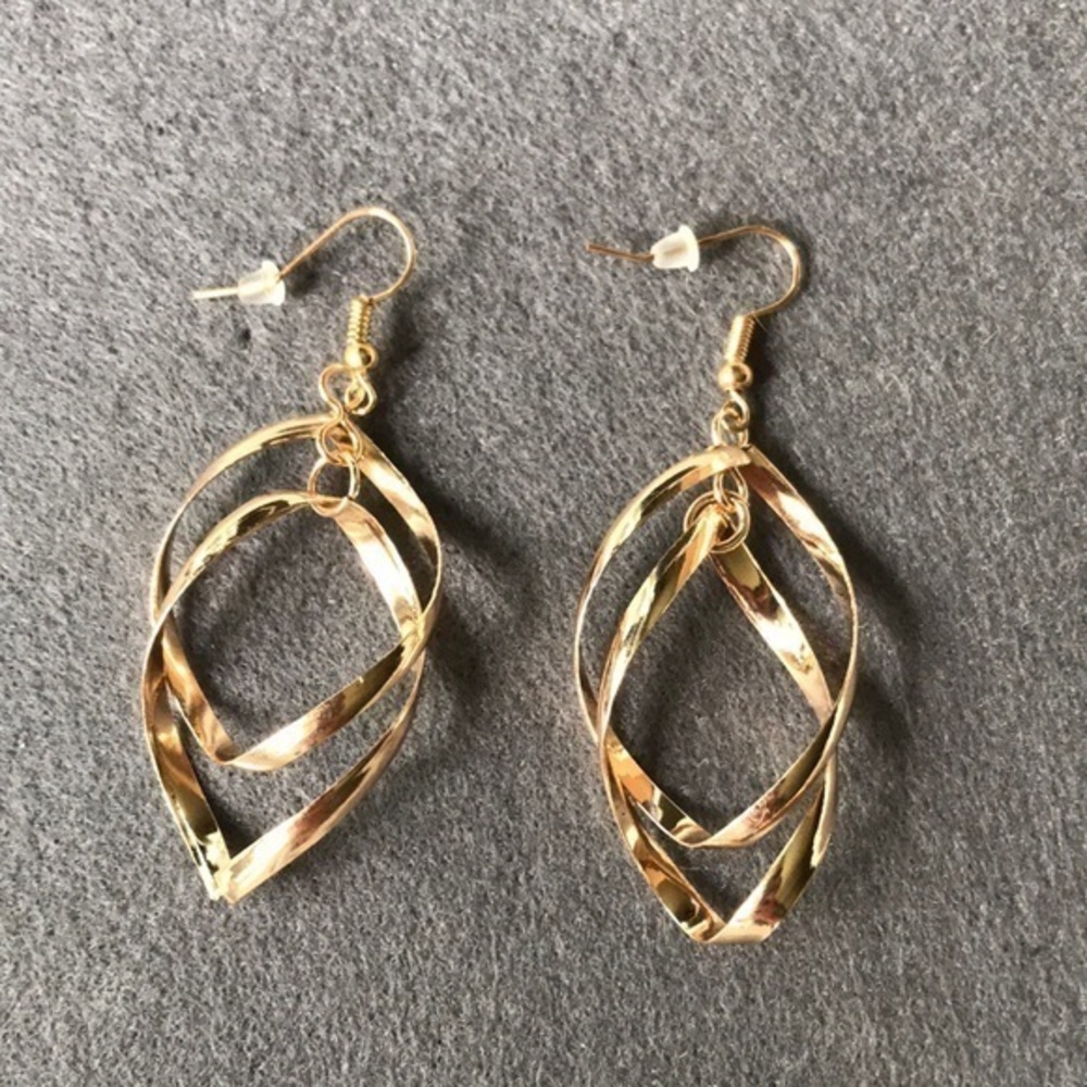 Gold earrings